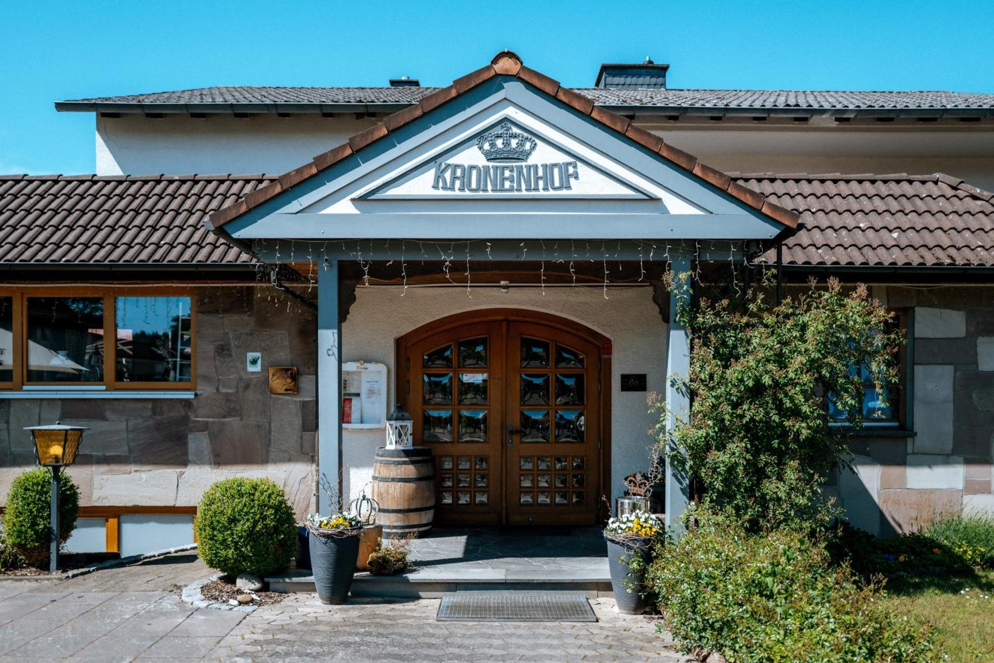 Hotel Kronenhof Oberweser Buitenkant foto